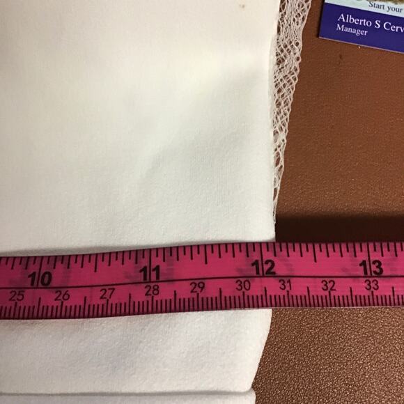 LULU'S XS Extraordinary Romance White Button Back Mermaid Maxi Dress B82 *flaw - Picture 8 of 12